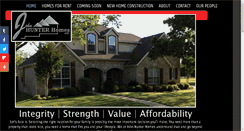 Desktop Screenshot of johnhunterhomes.com